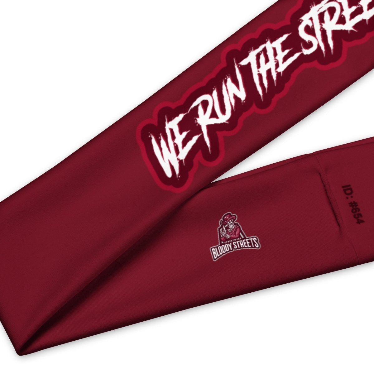 WE RUN THE STREETS DOUBLE RED Stirnband - BLOODY - STREETS.DE Streetwear Herren und Damen Hoodies, T-Shirts, Pullis