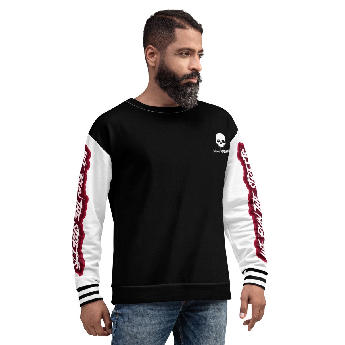 We Run The Streets Pulli BLACK - BLOODY - STREETS.DE Streetwear Herren und Damen Hoodies, T-Shirts, Pullis