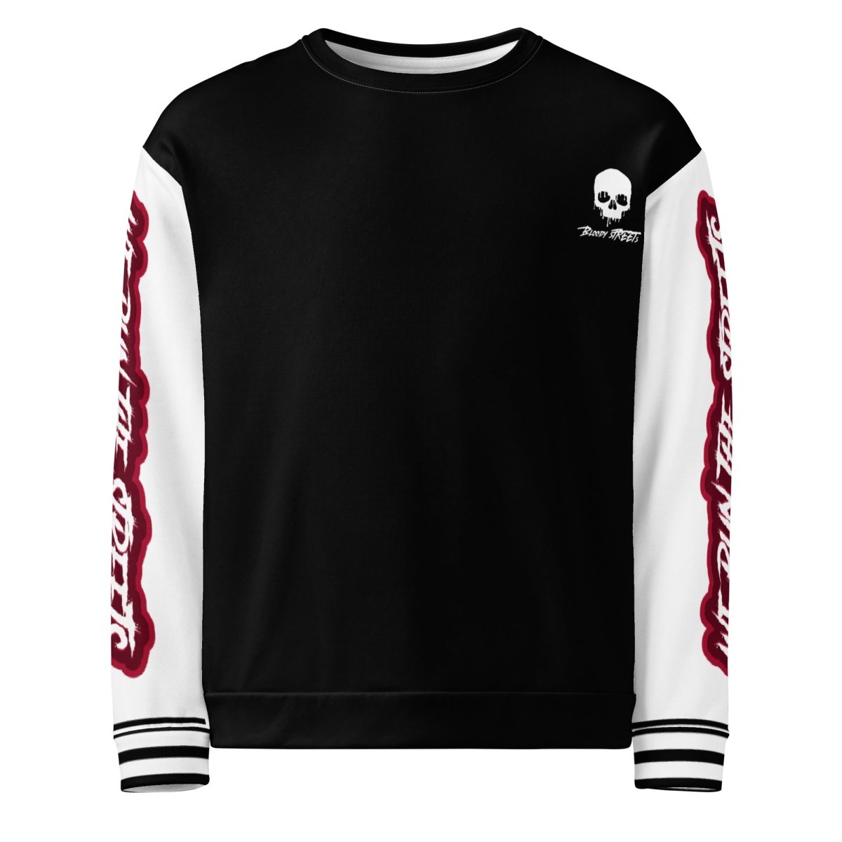 We Run The Streets Pulli BLACK - BLOODY - STREETS.DE Streetwear Herren und Damen Hoodies, T-Shirts, Pullis