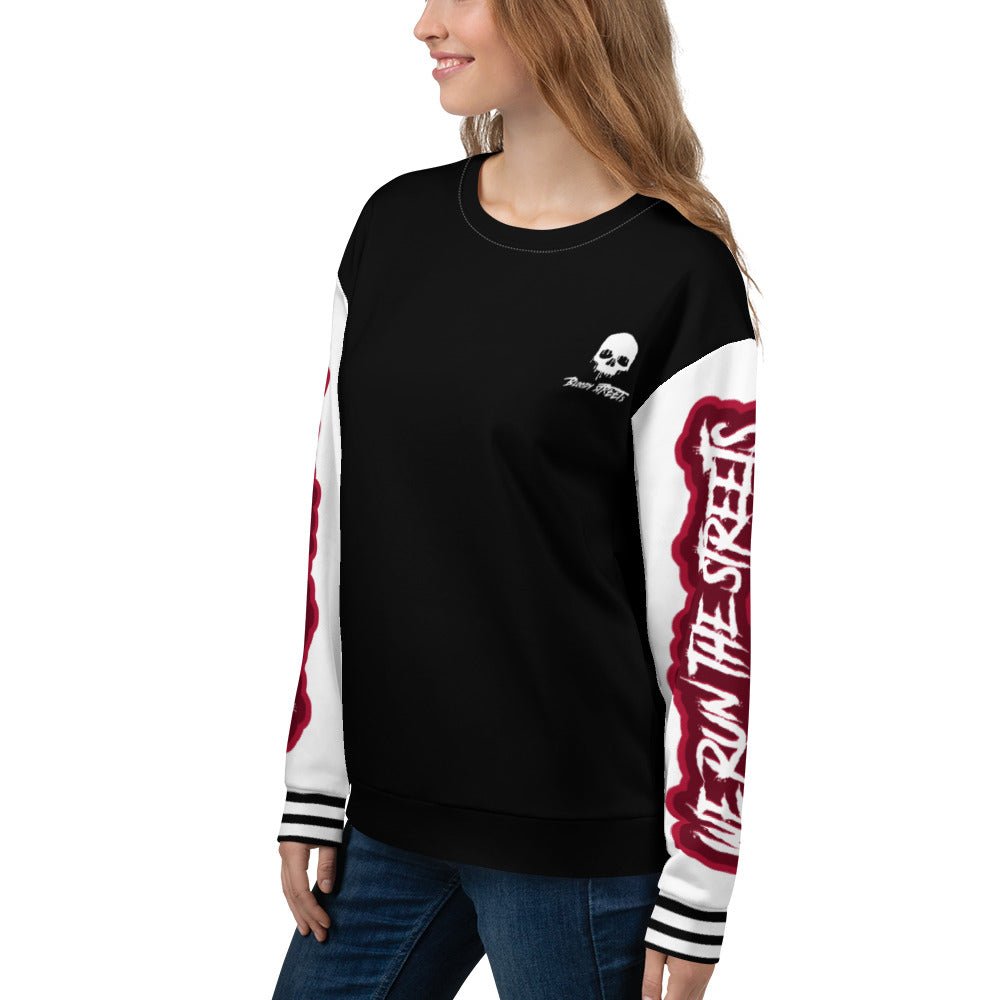 We Run The Streets Pulli BLACK - BLOODY - STREETS.DE Streetwear Herren und Damen Hoodies, T-Shirts, Pullis