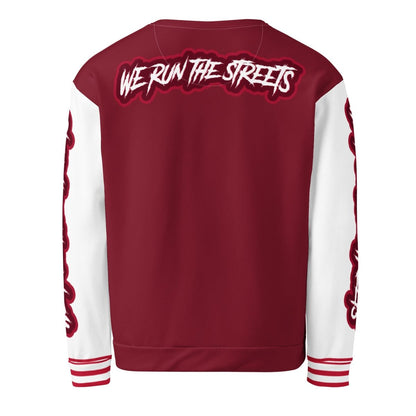 We Run The Streets PULLI RED - BLOODY - STREETS.DE Streetwear Herren und Damen Hoodies, T-Shirts, Pullis