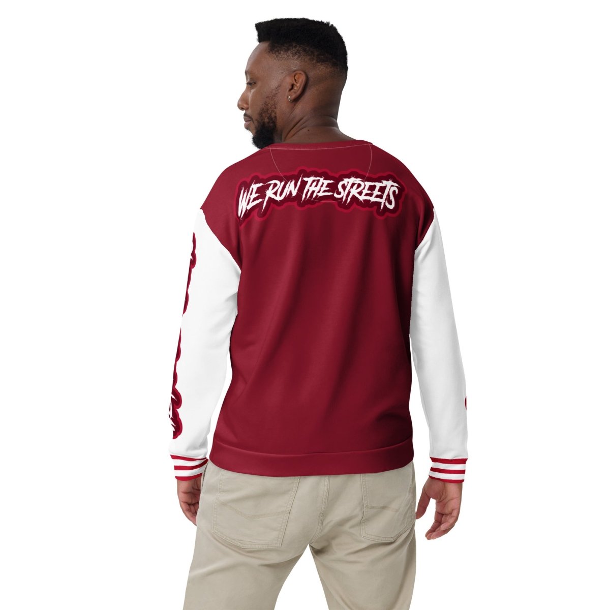 We Run The Streets PULLI RED - BLOODY - STREETS.DE Streetwear Herren und Damen Hoodies, T-Shirts, Pullis