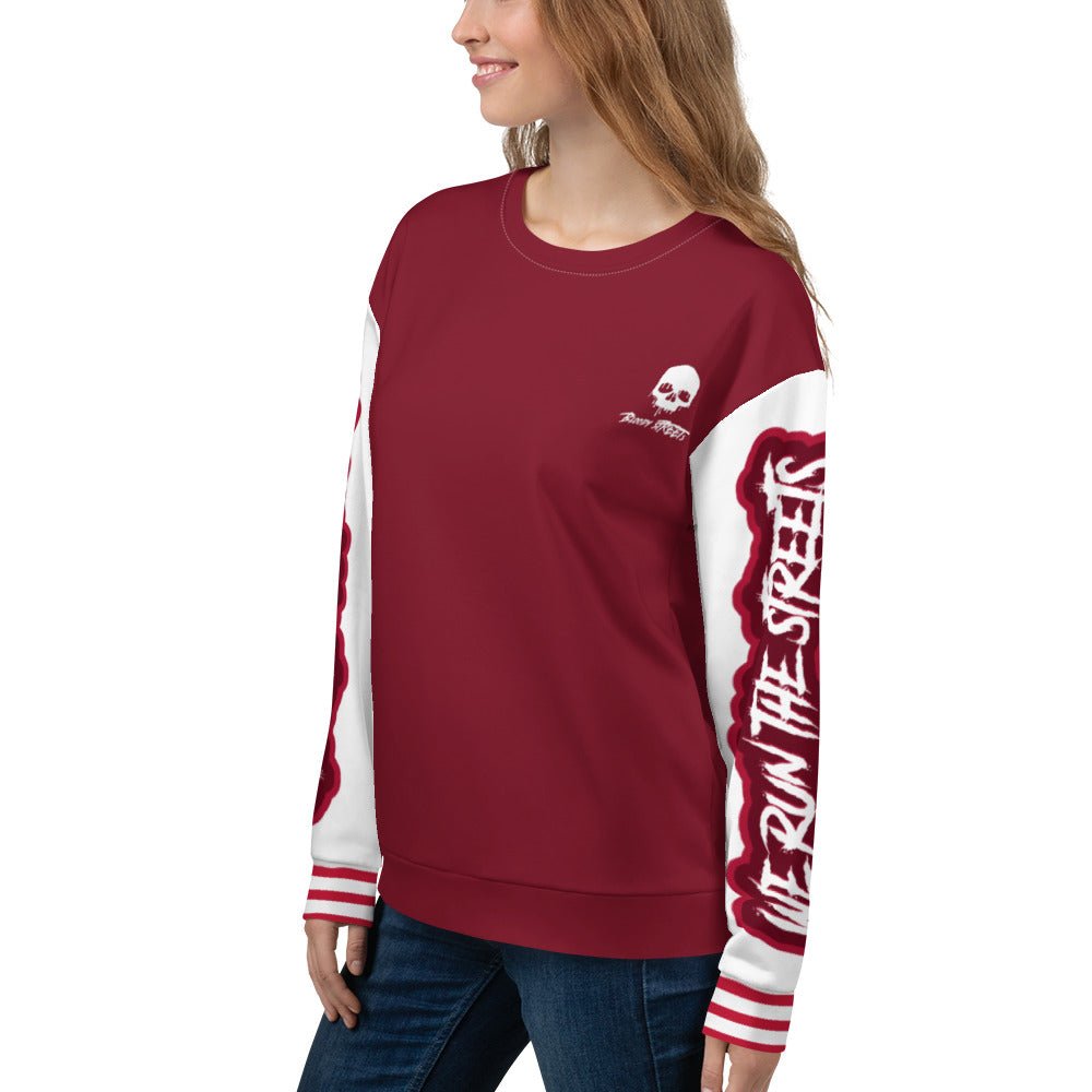 We Run The Streets PULLI RED - BLOODY - STREETS.DE Streetwear Herren und Damen Hoodies, T-Shirts, Pullis