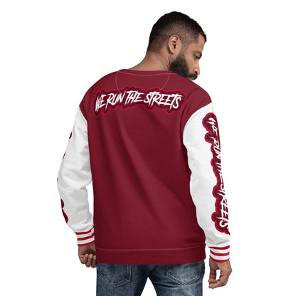 We Run The Streets PULLI RED - BLOODY - STREETS.DE Streetwear Herren und Damen Hoodies, T-Shirts, Pullis