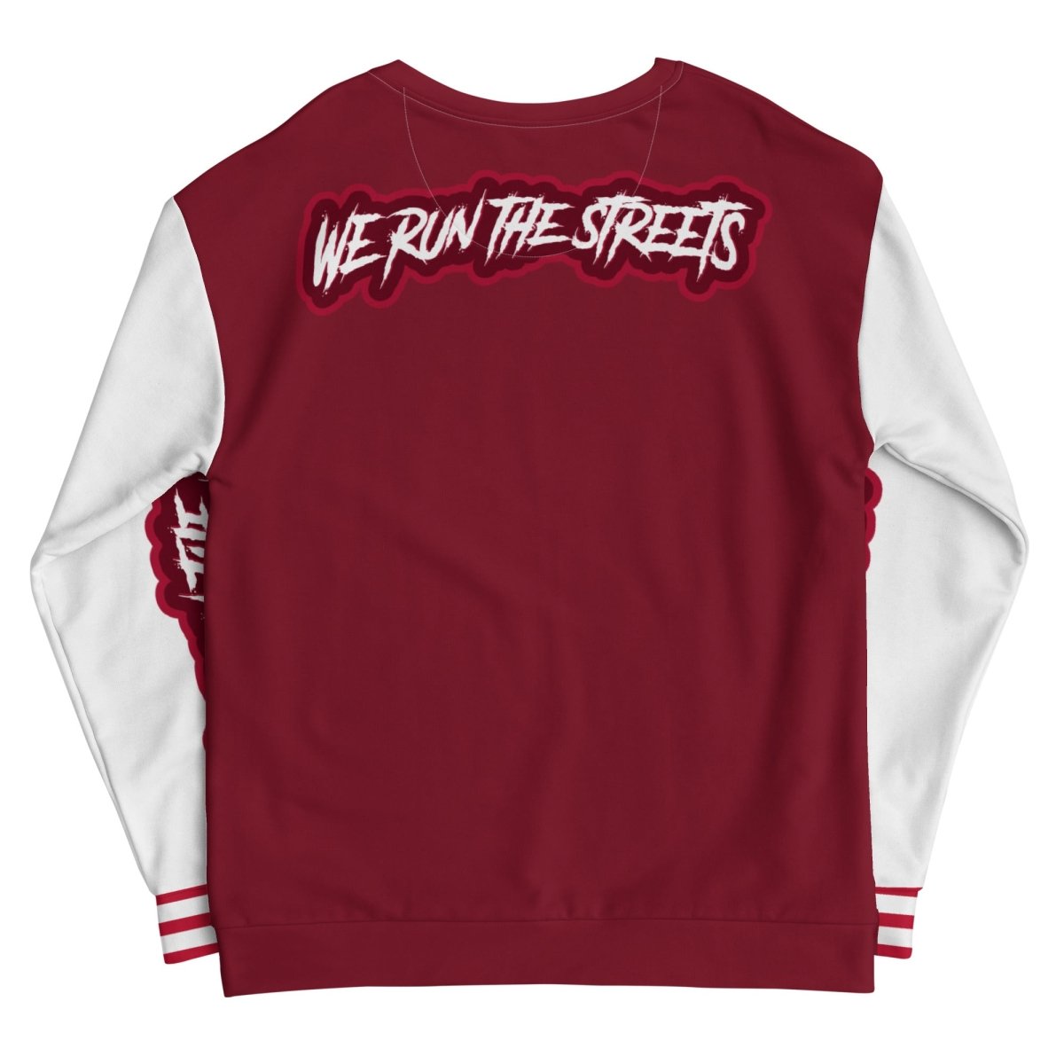 We Run The Streets PULLI RED - BLOODY - STREETS.DE Streetwear Herren und Damen Hoodies, T-Shirts, Pullis