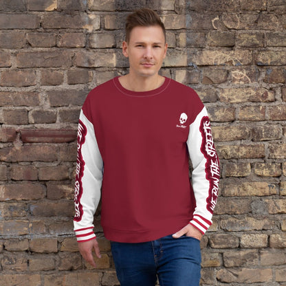 We Run The Streets PULLI RED - BLOODY - STREETS.DE Streetwear Herren und Damen Hoodies, T-Shirts, Pullis