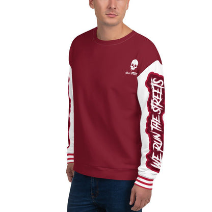 We Run The Streets PULLI RED - BLOODY - STREETS.DE Streetwear Herren und Damen Hoodies, T-Shirts, Pullis