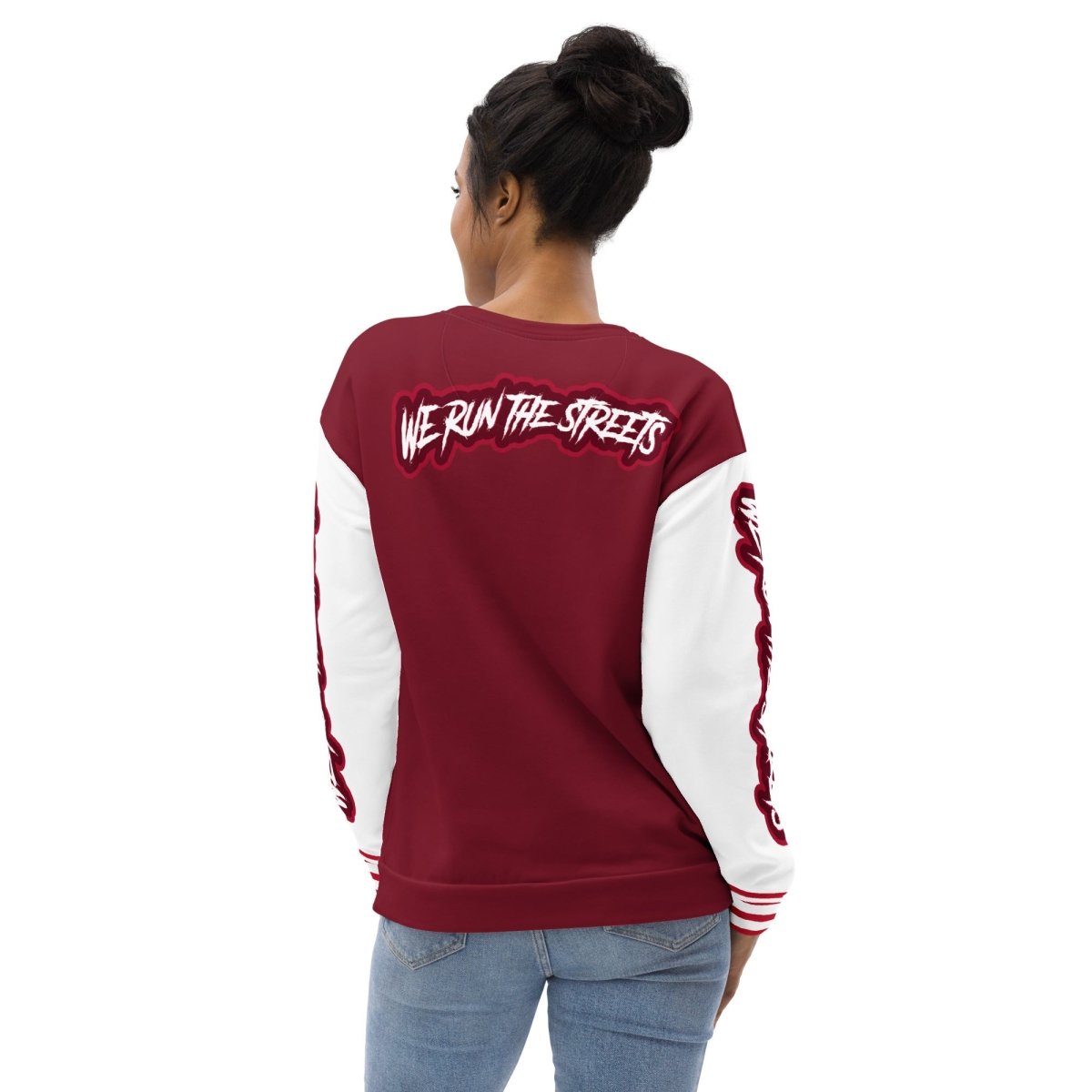 We Run The Streets PULLI RED - BLOODY - STREETS.DE Streetwear Herren und Damen Hoodies, T-Shirts, Pullis