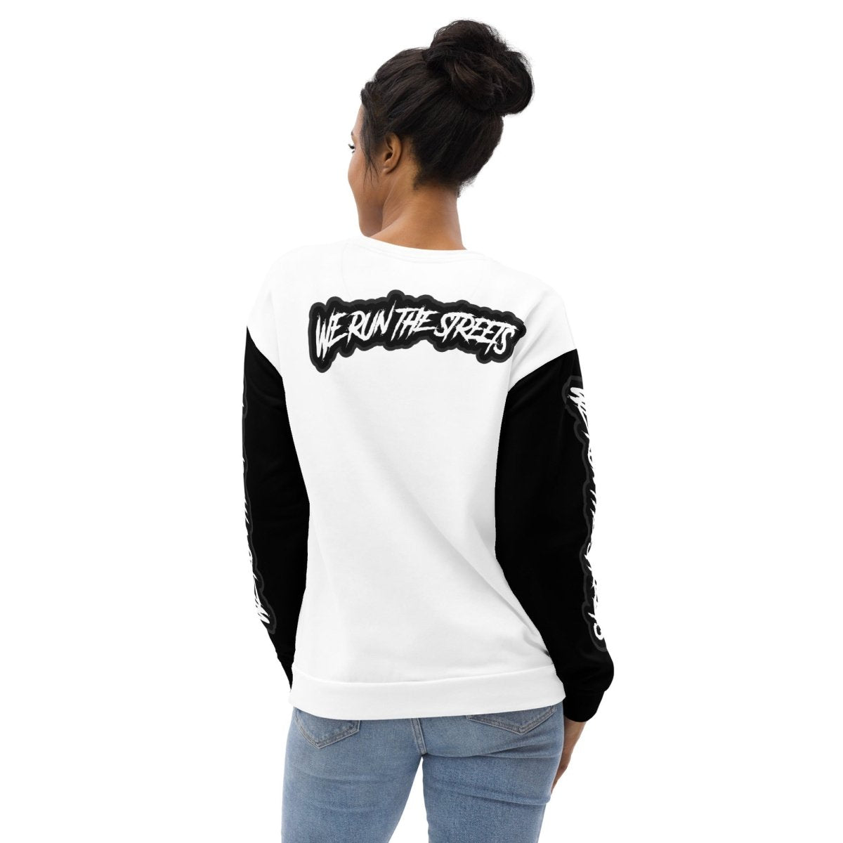 We Run The Streets Pulli WHITE - BLOODY - STREETS.DE Streetwear Herren und Damen Hoodies, T-Shirts, Pullis