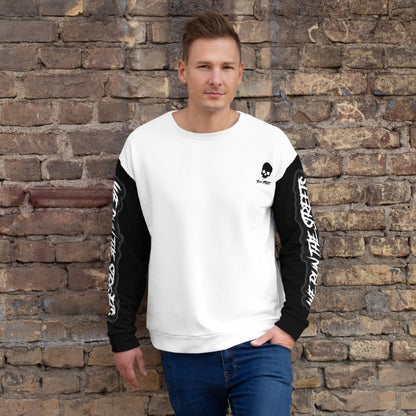 We Run The Streets Pulli WHITE - BLOODY - STREETS.DE Streetwear Herren und Damen Hoodies, T-Shirts, Pullis