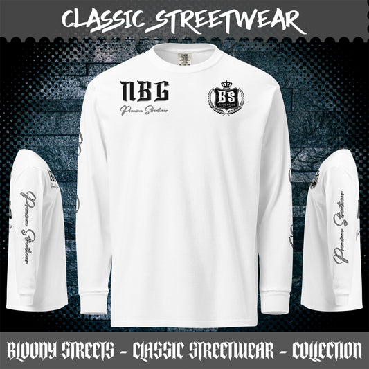 Streetwear Longsleeve "OG" - Textilgefärbtes Schweres Langarmshirt