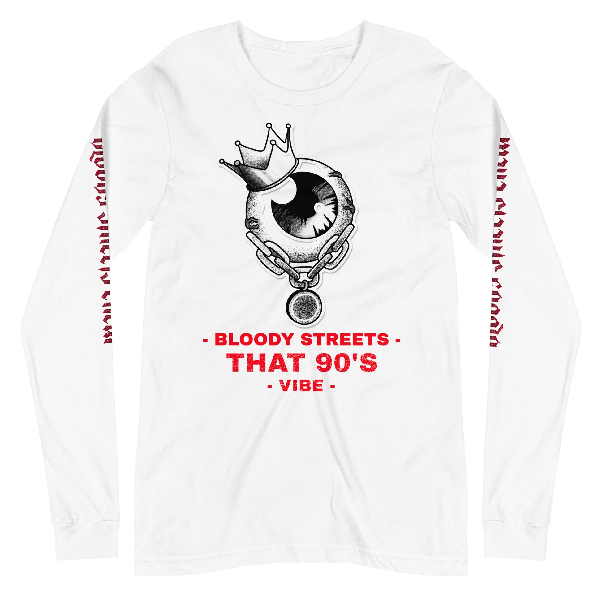 90's Eye Vibe - Premium Longsleeve Lady - BLOODY-STREETS.DE Streetwear Herren und Damen Hoodies, T-Shirts, Pullis