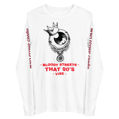 90's Eye Vibe - Premium Longsleeve Lady - BLOODY-STREETS.DE Streetwear Herren und Damen Hoodies, T-Shirts, Pullis