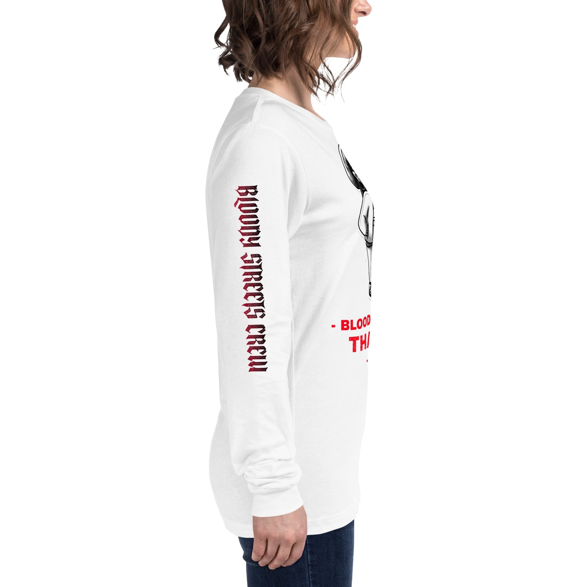 90's Streetwear Vibe 2 - Premium Longsleeve Lady - BLOODY-STREETS.DE Streetwear Herren und Damen Hoodies, T-Shirts, Pullis