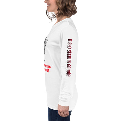 90's Streetwear Vibe 2 - Premium Longsleeve Lady - BLOODY-STREETS.DE Streetwear Herren und Damen Hoodies, T-Shirts, Pullis