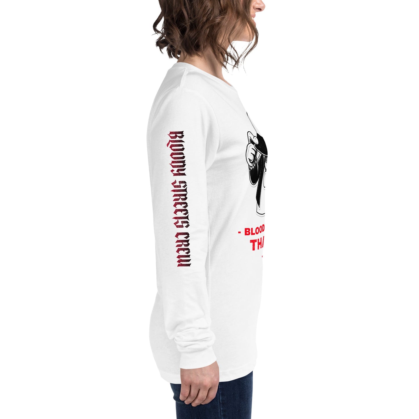 90's Streetwear Vibe 3 - Premium Longsleeve Lady - BLOODY-STREETS.DE Streetwear Herren und Damen Hoodies, T-Shirts, Pullis