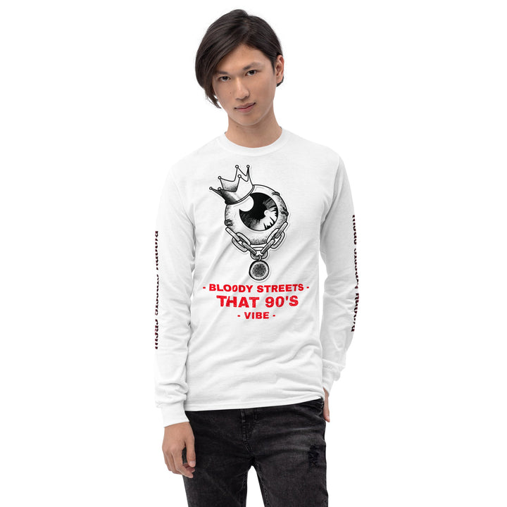 90's VIBE EYE - PREMIUM LONG SLEEVE - Premium Streetwear von BLOODY STREETS - jetzt nur 66 €! shoppe jetzt auf BLOODY STREETS