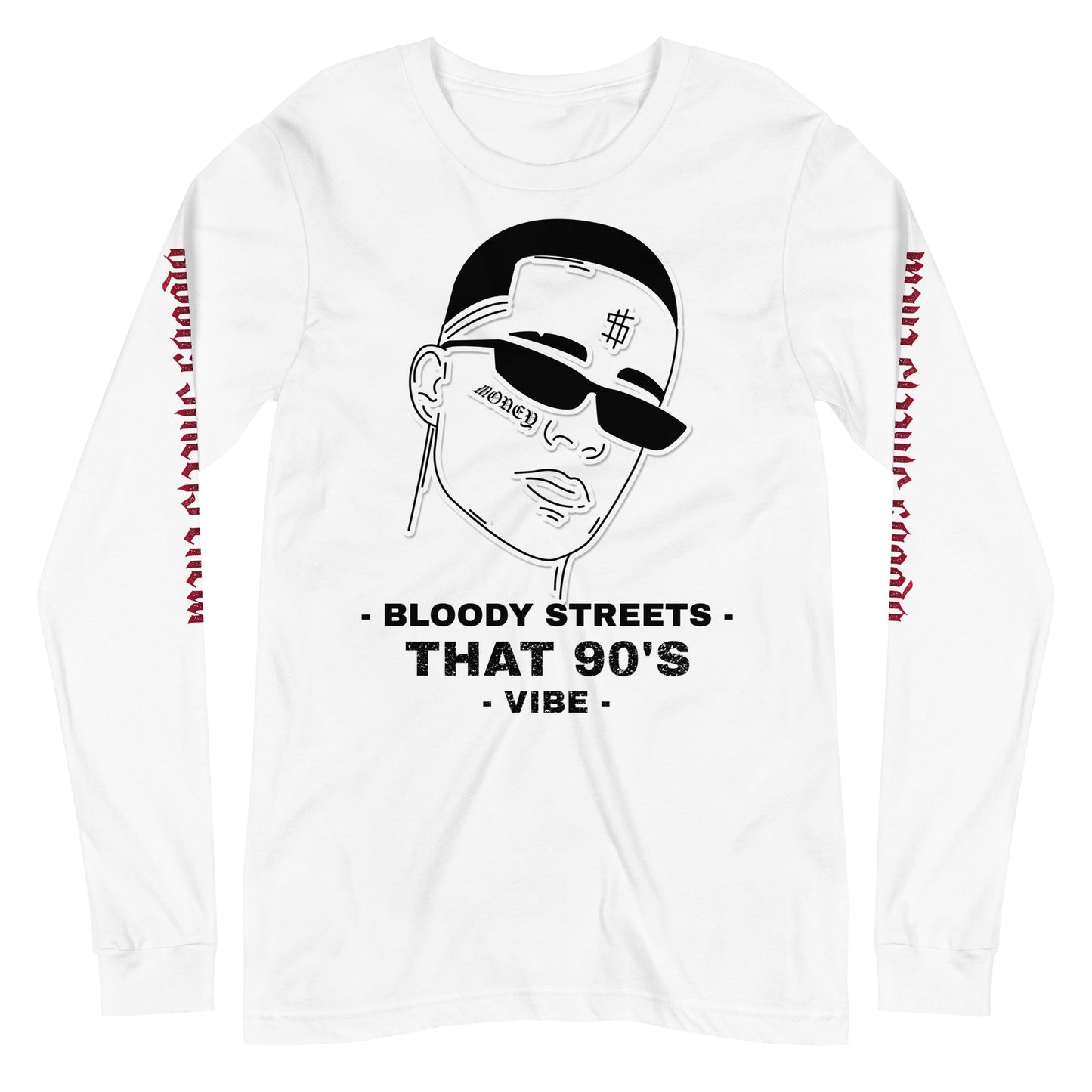 90's Vibe - Premium Longsleeve Lady - BLOODY-STREETS.DE Streetwear Herren und Damen Hoodies, T-Shirts, Pullis