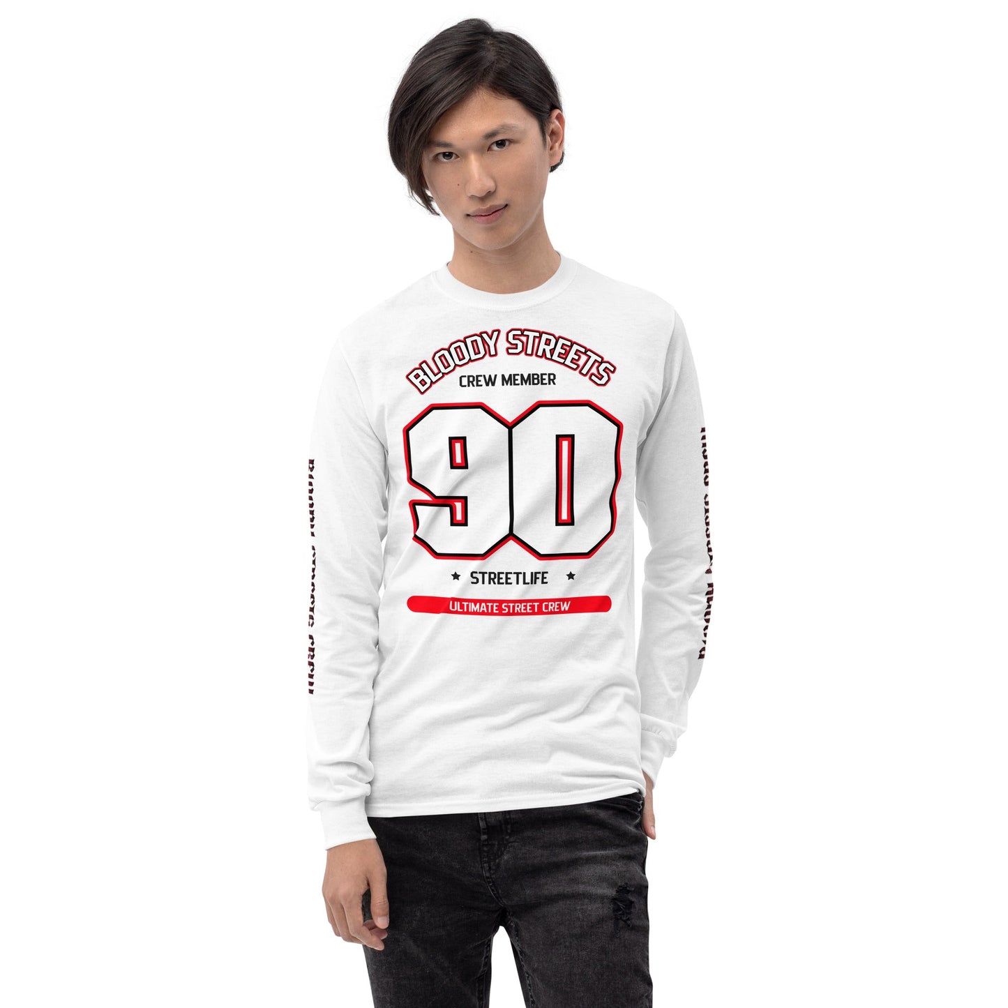 Baseball 90's - Premium Longsleeve - BLOODY-STREETS.DE Streetwear Herren und Damen Hoodies, T-Shirts, Pullis
