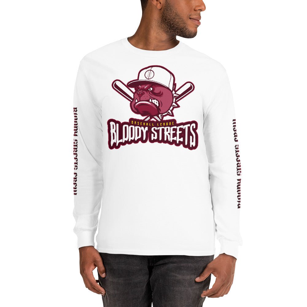 Baseball Bull Dog - Premium Longsleeve - BLOODY-STREETS.DE Streetwear Herren und Damen Hoodies, T-Shirts, Pullis