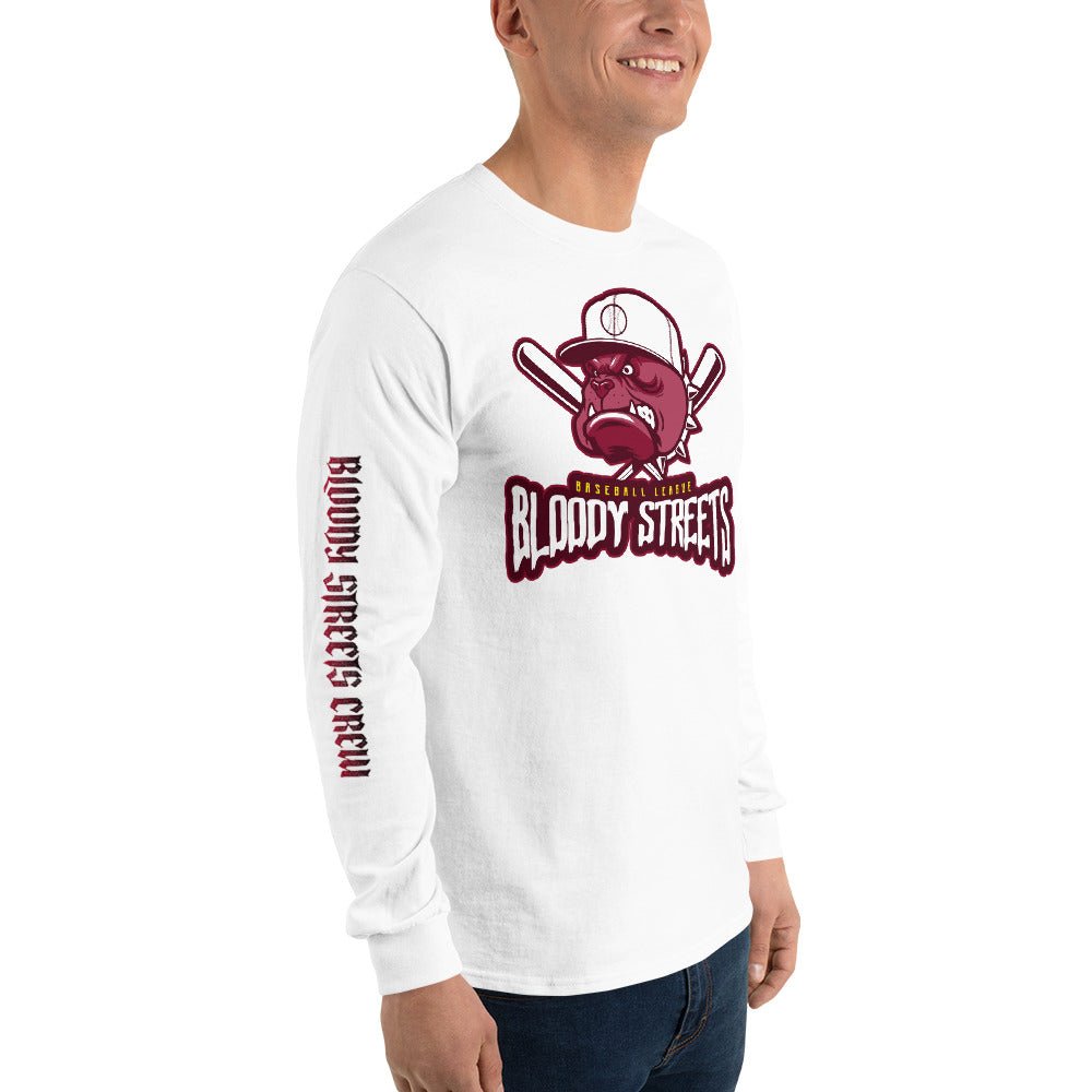 Baseball Bull Dog - Premium Longsleeve - BLOODY-STREETS.DE Streetwear Herren und Damen Hoodies, T-Shirts, Pullis