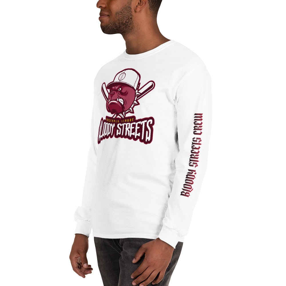 Baseball Bull Dog - Premium Longsleeve - BLOODY-STREETS.DE Streetwear Herren und Damen Hoodies, T-Shirts, Pullis