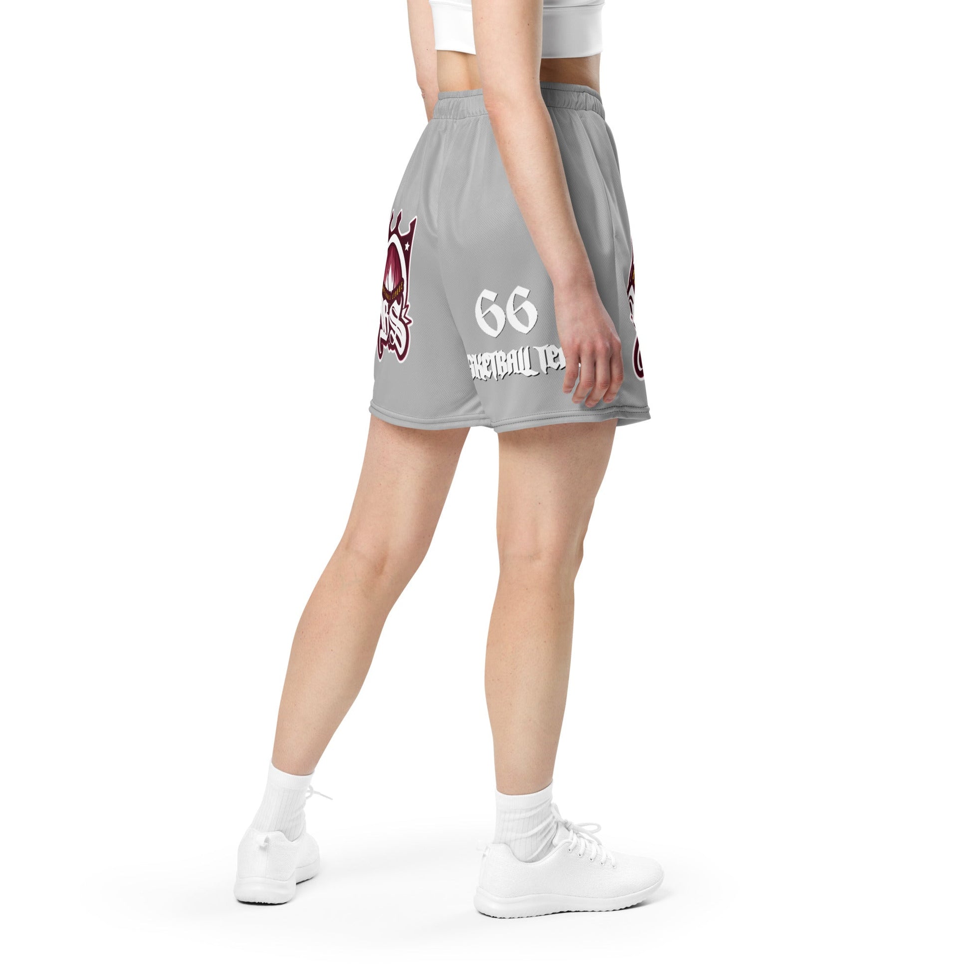 Basketball Team 66 Unisex Mesh-Shorts Gray - BLOODY-STREETS.DE Streetwear Herren und Damen Hoodies, T-Shirts, Pullis