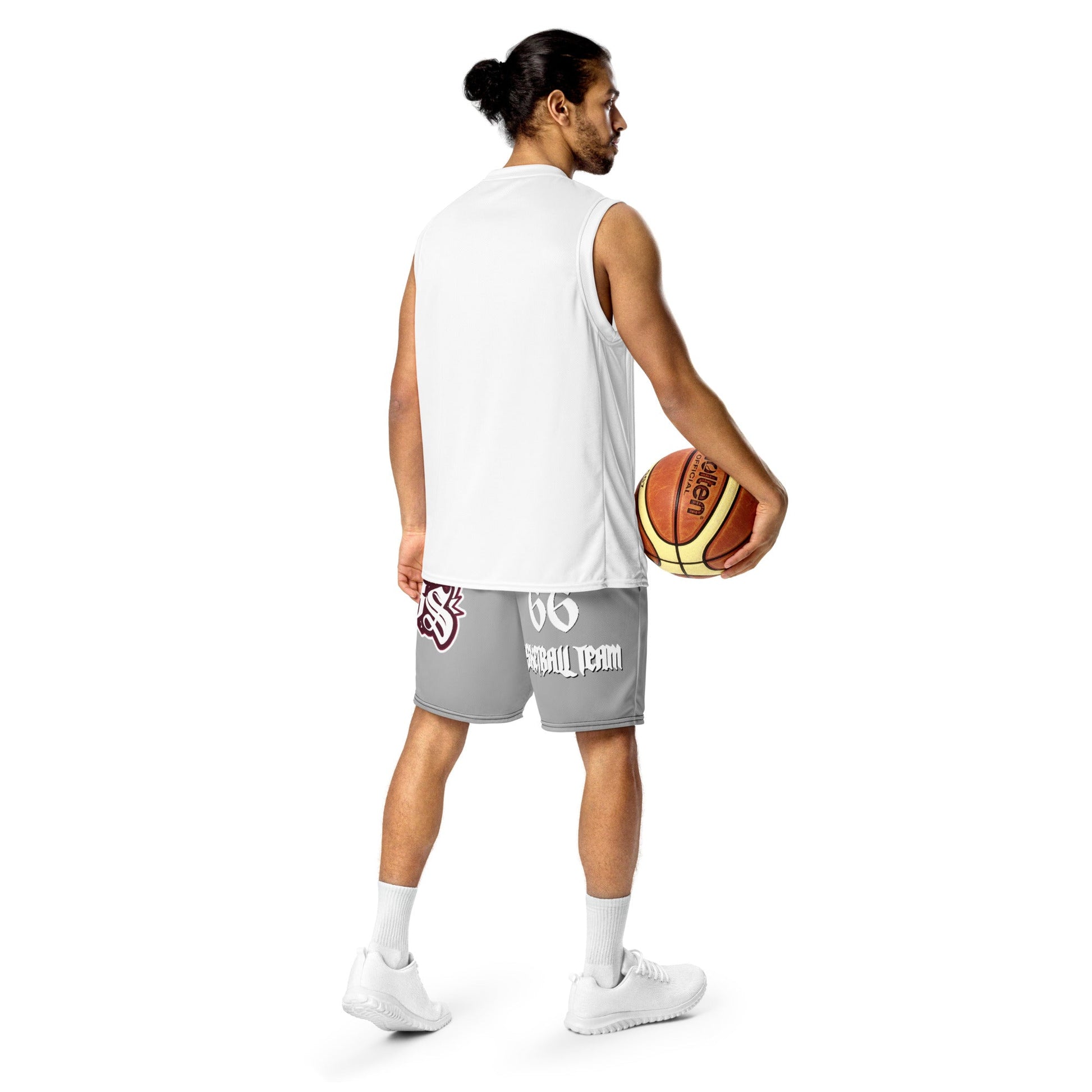 Basketball Team 66 Unisex Mesh-Shorts Gray - BLOODY-STREETS.DE Streetwear Herren und Damen Hoodies, T-Shirts, Pullis