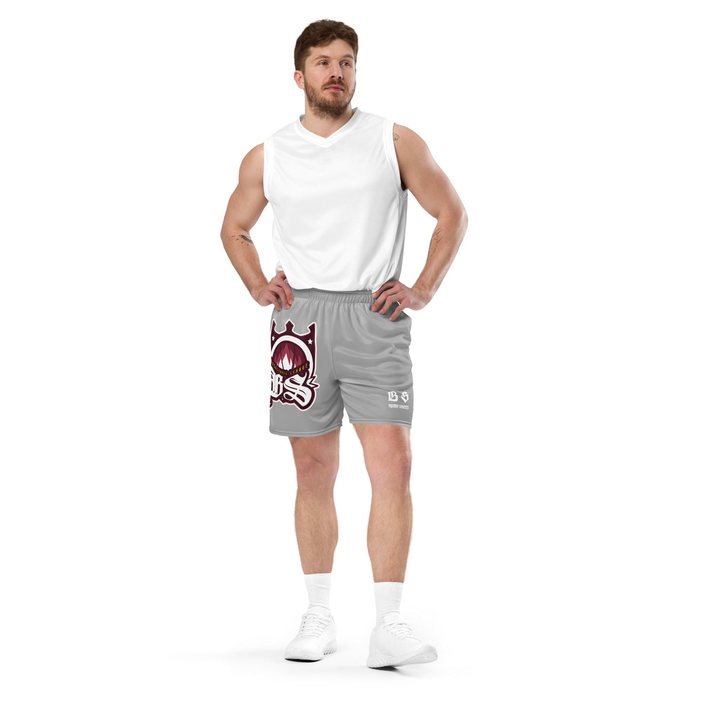 Basketball Team 66 Unisex Mesh-Shorts Gray - BLOODY-STREETS.DE Streetwear Herren und Damen Hoodies, T-Shirts, Pullis