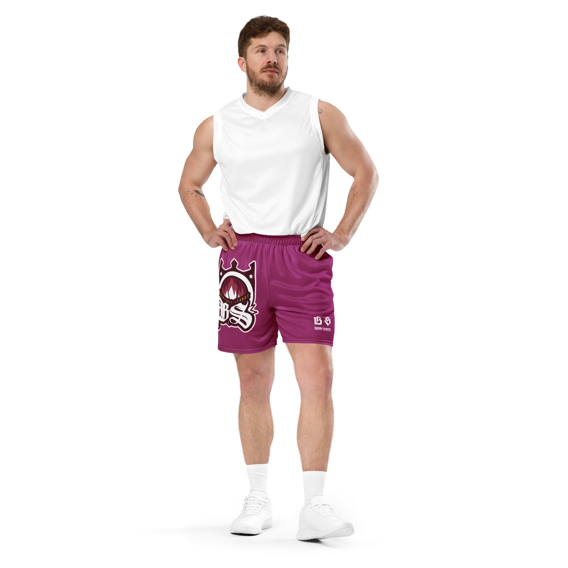 Basketball Team 66 Unisex Mesh-Shorts PURPLE - BLOODY-STREETS.DE Streetwear Herren und Damen Hoodies, T-Shirts, Pullis