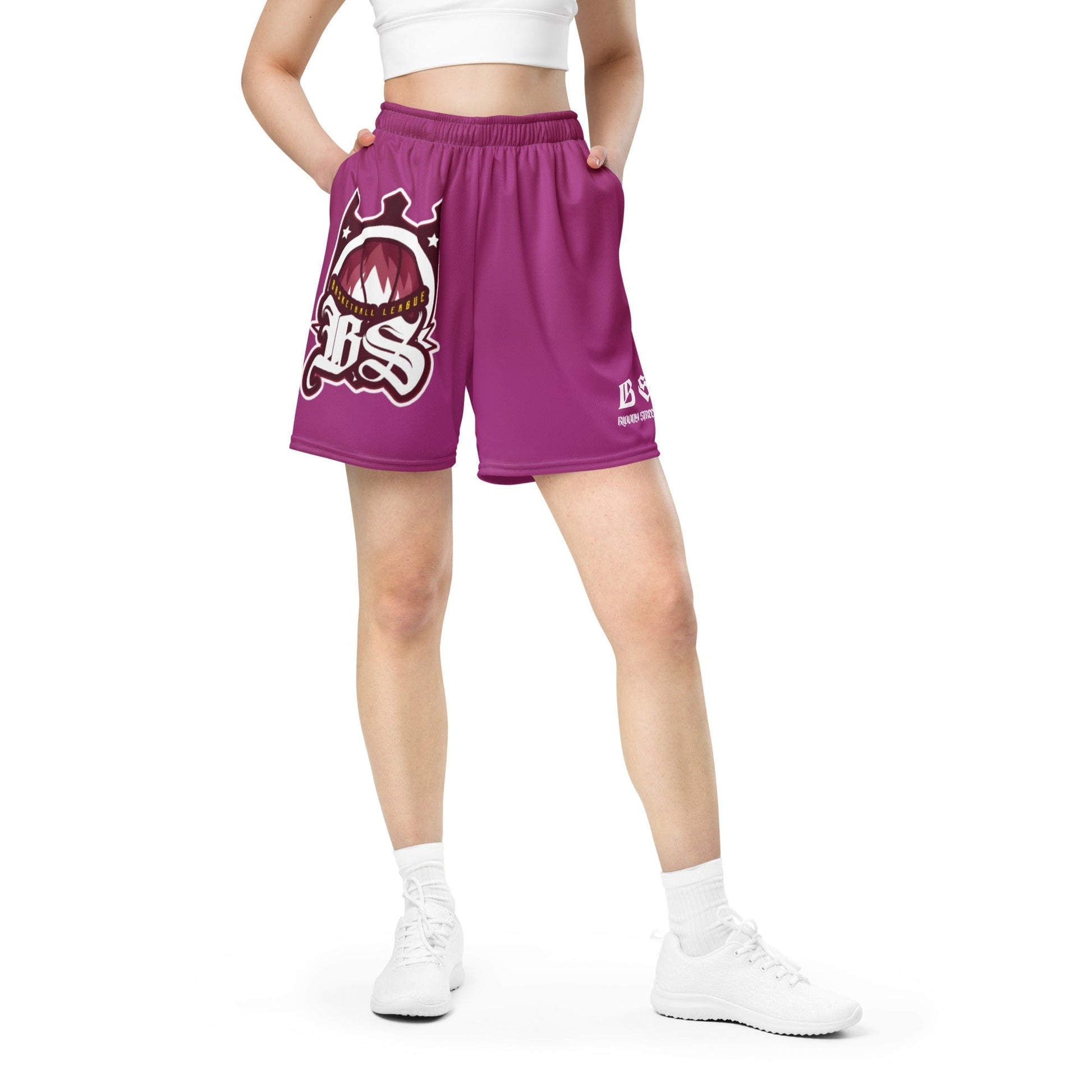 Basketball Team 66 Unisex Mesh-Shorts PURPLE - BLOODY-STREETS.DE Streetwear Herren und Damen Hoodies, T-Shirts, Pullis