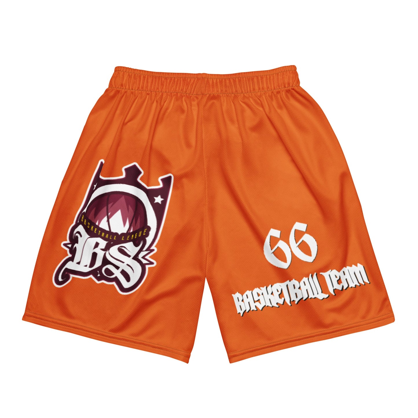 Basketball Team Unisex Mesh-Shorts ORANGE - BLOODY-STREETS.DE Streetwear Herren und Damen Hoodies, T-Shirts, Pullis