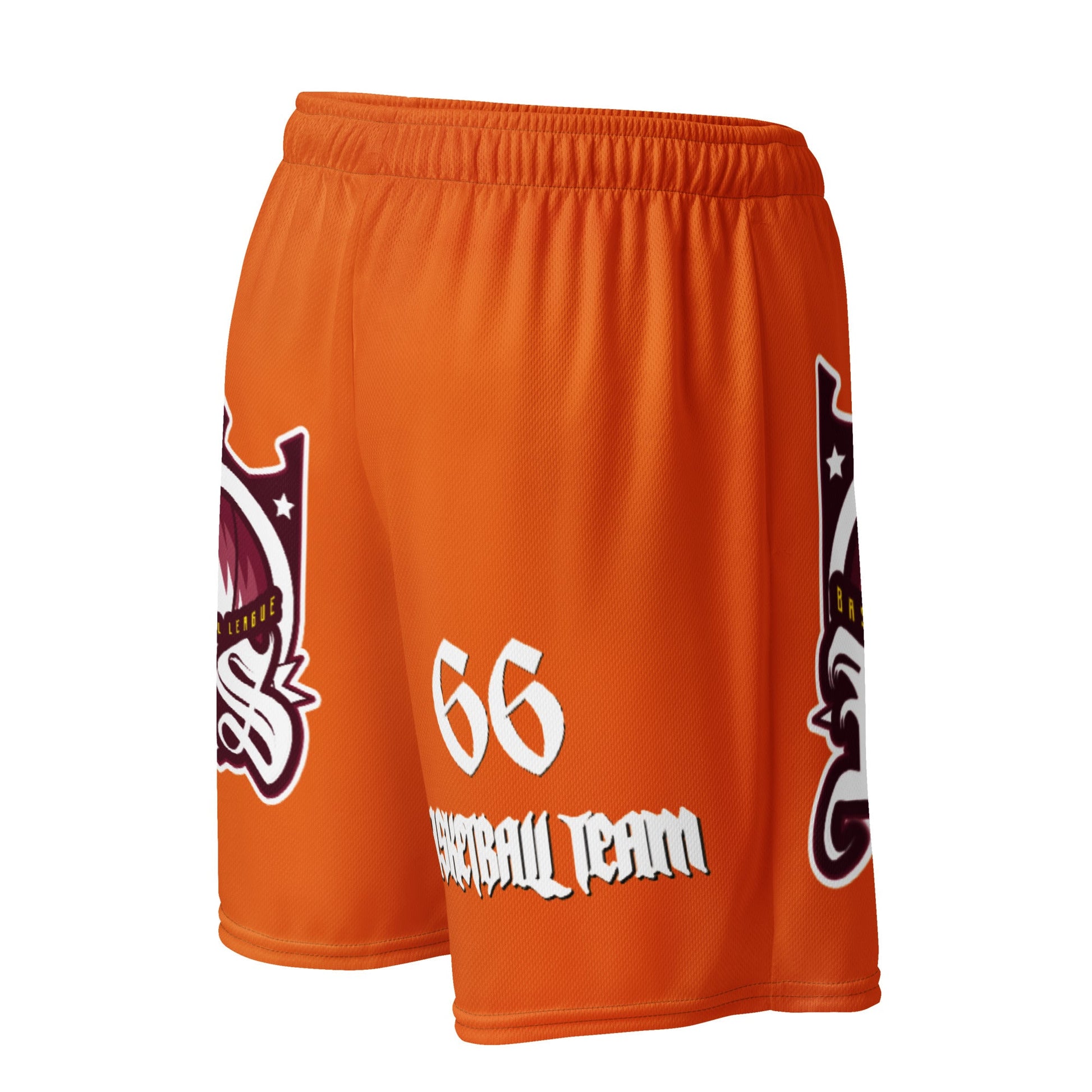 Basketball Team Unisex Mesh-Shorts ORANGE - BLOODY-STREETS.DE Streetwear Herren und Damen Hoodies, T-Shirts, Pullis