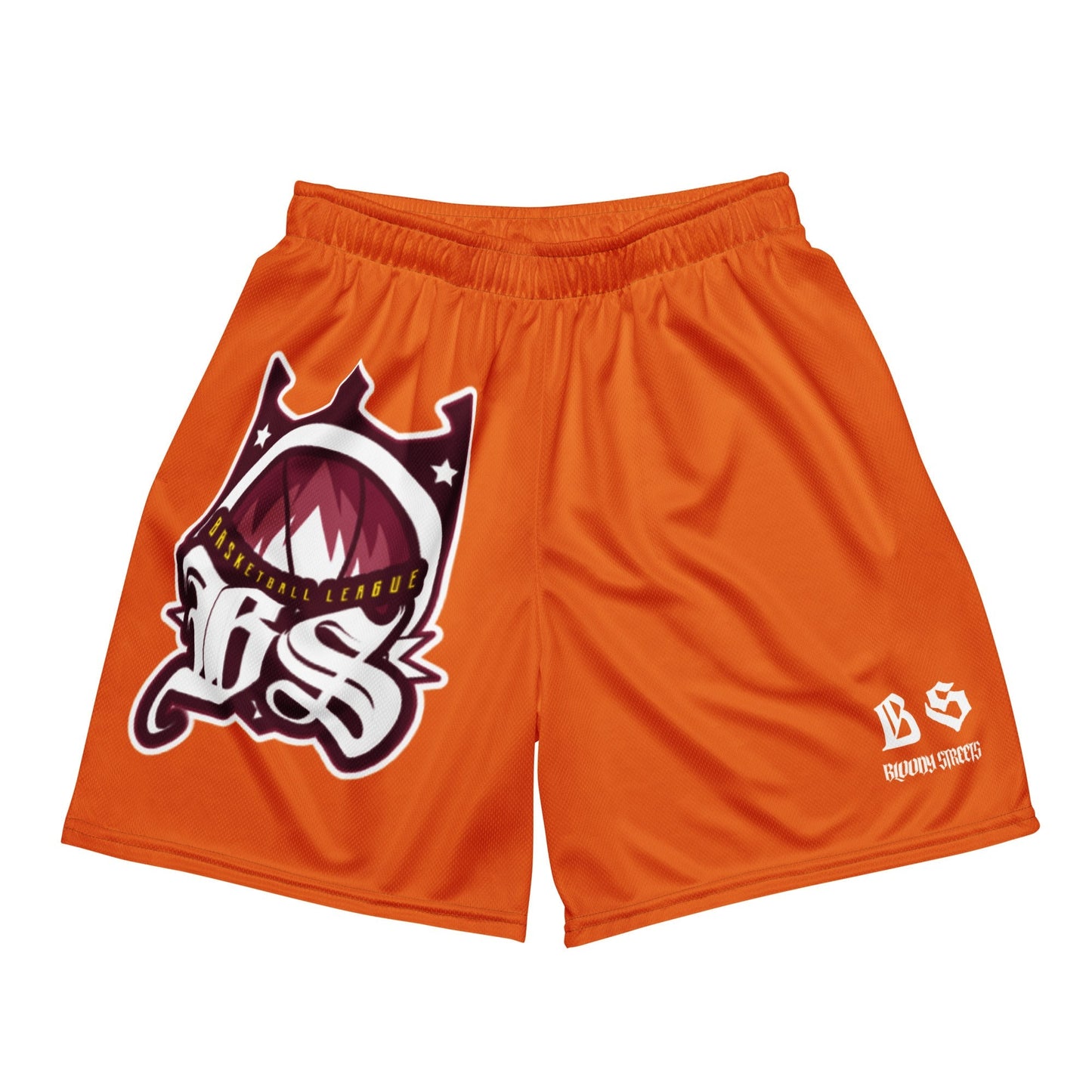 Basketball Team Unisex Mesh-Shorts ORANGE - BLOODY-STREETS.DE Streetwear Herren und Damen Hoodies, T-Shirts, Pullis