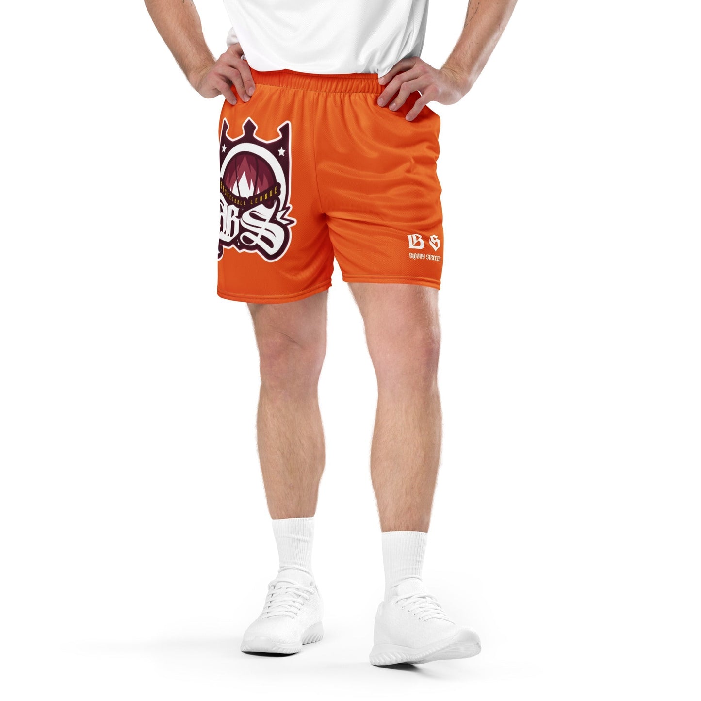 Basketball Team Unisex Mesh-Shorts ORANGE - BLOODY-STREETS.DE Streetwear Herren und Damen Hoodies, T-Shirts, Pullis