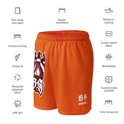 Basketball Team Unisex Mesh-Shorts ORANGE - BLOODY-STREETS.DE Streetwear Herren und Damen Hoodies, T-Shirts, Pullis