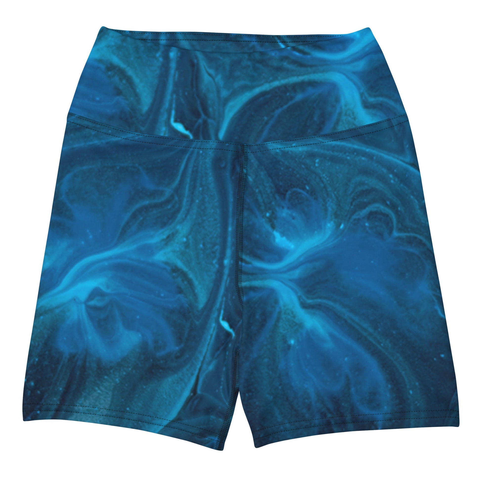 Bloody Blue Chaos - Yoga Shorts - BLOODY-STREETS.DE Streetwear Herren und Damen Hoodies, T-Shirts, Pullis