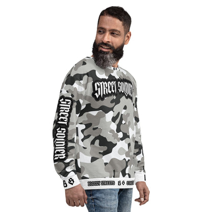 Bloody Camouflage Bull Dog Street Soldier Pullover - BLOODY-STREETS.DE Streetwear Herren und Damen Hoodies, T-Shirts, Pullis