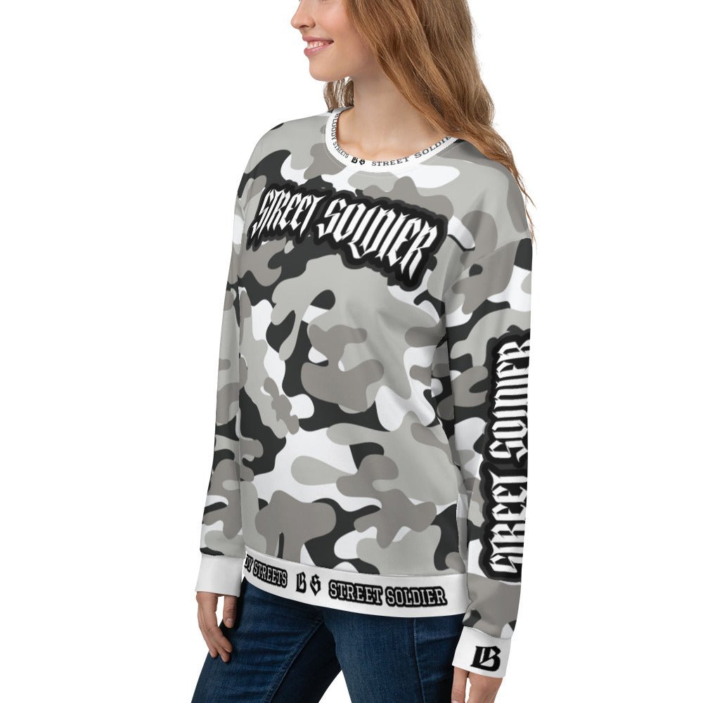 Bloody Camouflage Bull Dog Street Soldier Pullover - BLOODY-STREETS.DE Streetwear Herren und Damen Hoodies, T-Shirts, Pullis