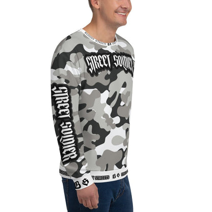 Bloody Camouflage Bull Dog Street Soldier Pullover - BLOODY-STREETS.DE Streetwear Herren und Damen Hoodies, T-Shirts, Pullis