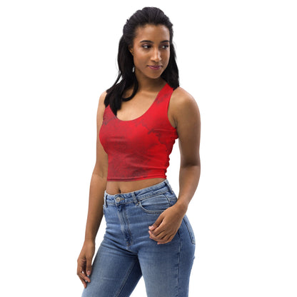 Bloody Crop-Top Red - BLOODY-STREETS.DE Streetwear Herren und Damen Hoodies, T-Shirts, Pullis