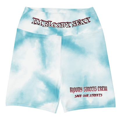 Bloody Light Blue Storm - Yoga Shorts - BLOODY-STREETS.DE Streetwear Herren und Damen Hoodies, T-Shirts, Pullis