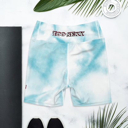 Bloody Light Blue Storm - Yoga Shorts - BLOODY-STREETS.DE Streetwear Herren und Damen Hoodies, T-Shirts, Pullis