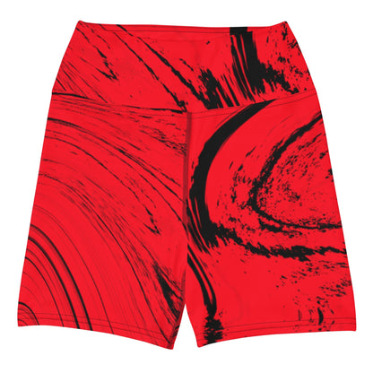 Bloody Red Chaos - Yoga Shorts - BLOODY-STREETS.DE Streetwear Herren und Damen Hoodies, T-Shirts, Pullis