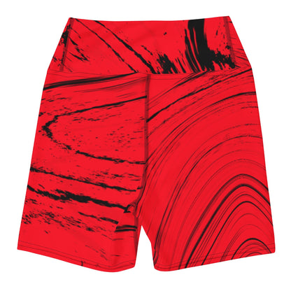 Bloody Red Chaos - Yoga Shorts - BLOODY-STREETS.DE Streetwear Herren und Damen Hoodies, T-Shirts, Pullis