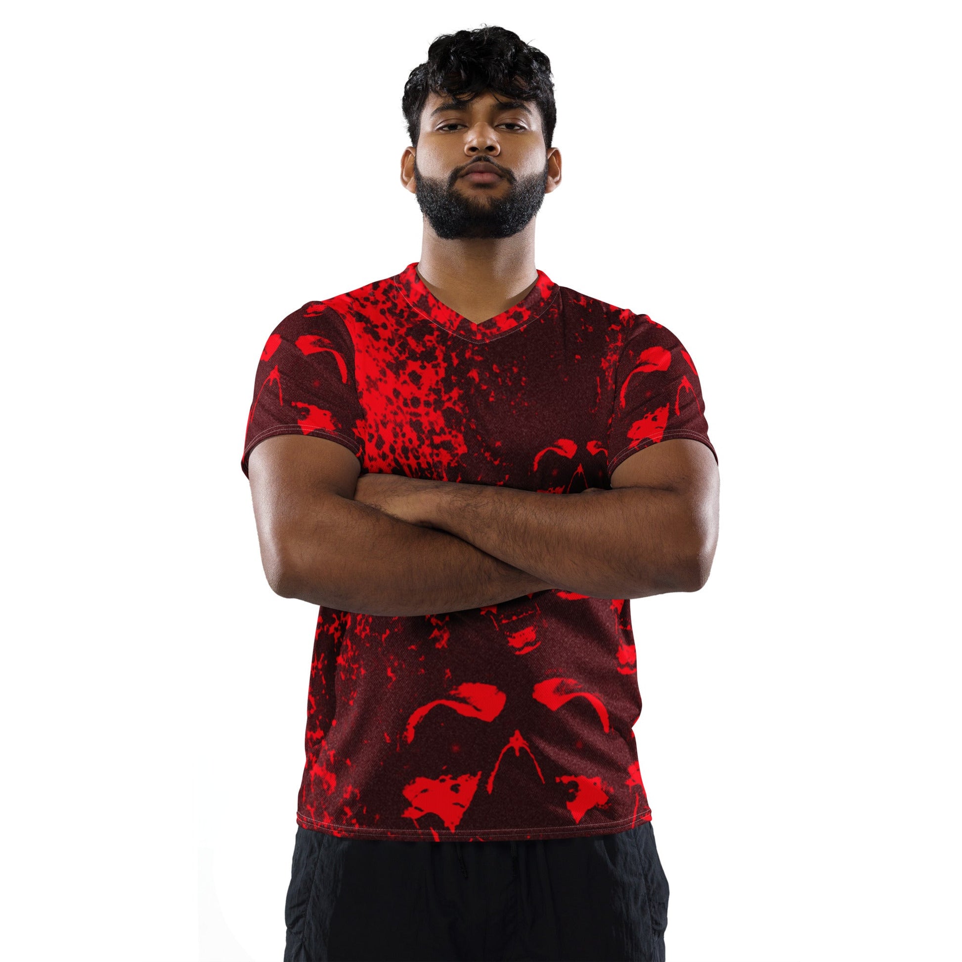 Bloody Red soul Trikot - BLOODY-STREETS.DE Streetwear Herren und Damen Hoodies, T-Shirts, Pullis