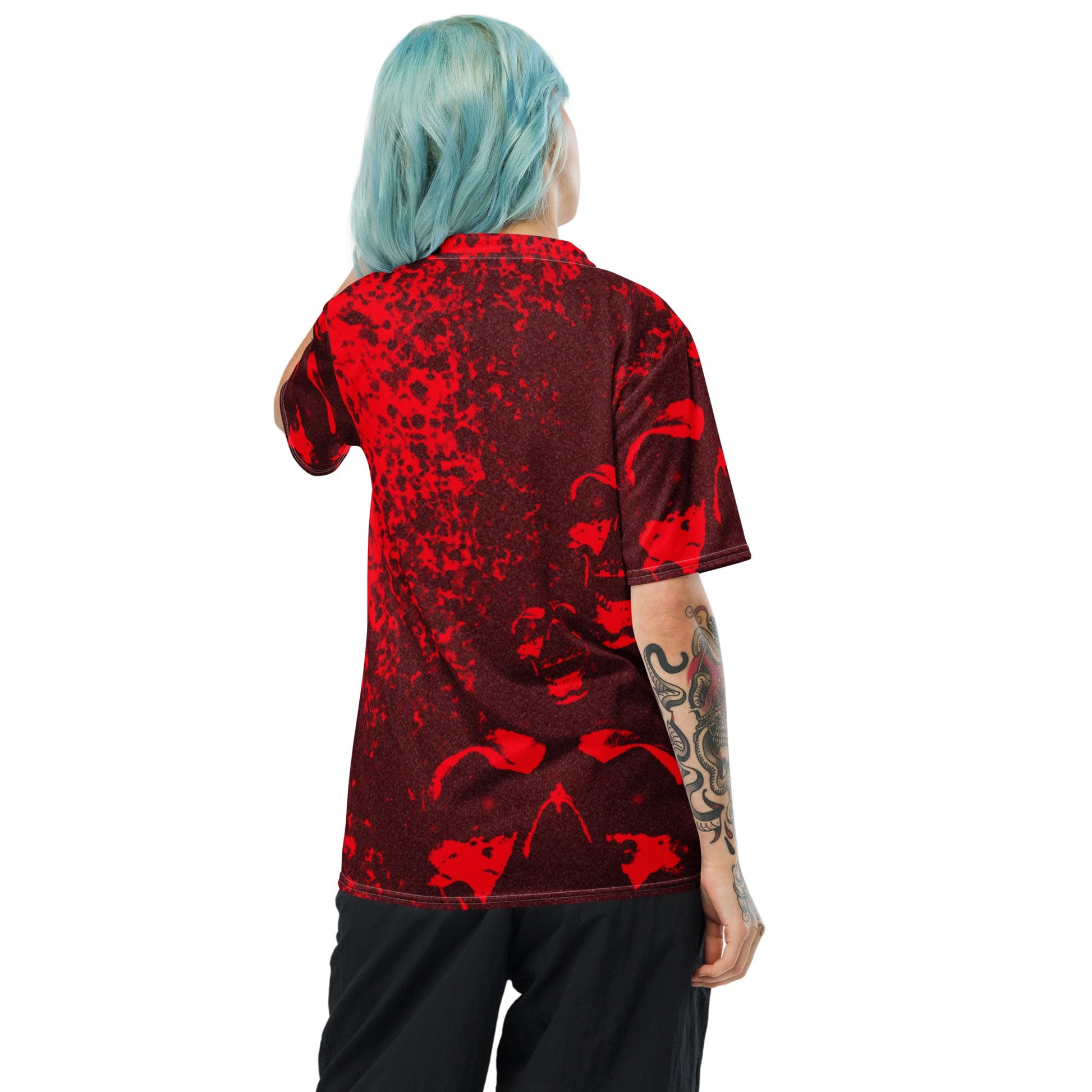 Bloody Red soul Trikot - BLOODY-STREETS.DE Streetwear Herren und Damen Hoodies, T-Shirts, Pullis