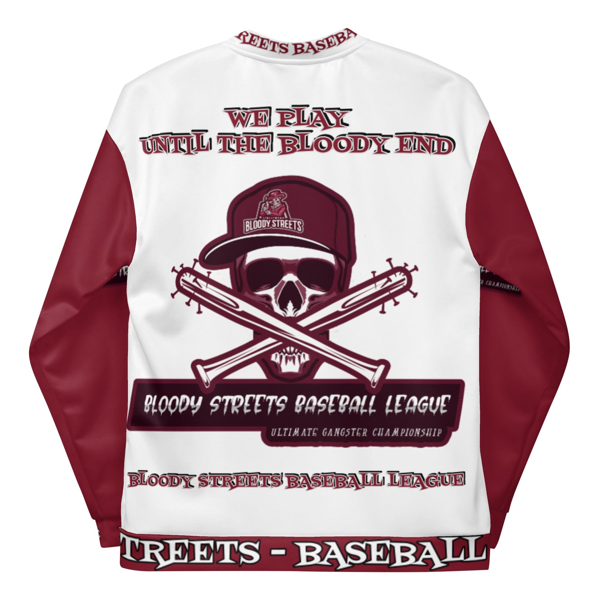 Bloody Streets Baseball League Jacke - BLOODY-STREETS.DE Streetwear Herren und Damen Hoodies, T-Shirts, Pullis