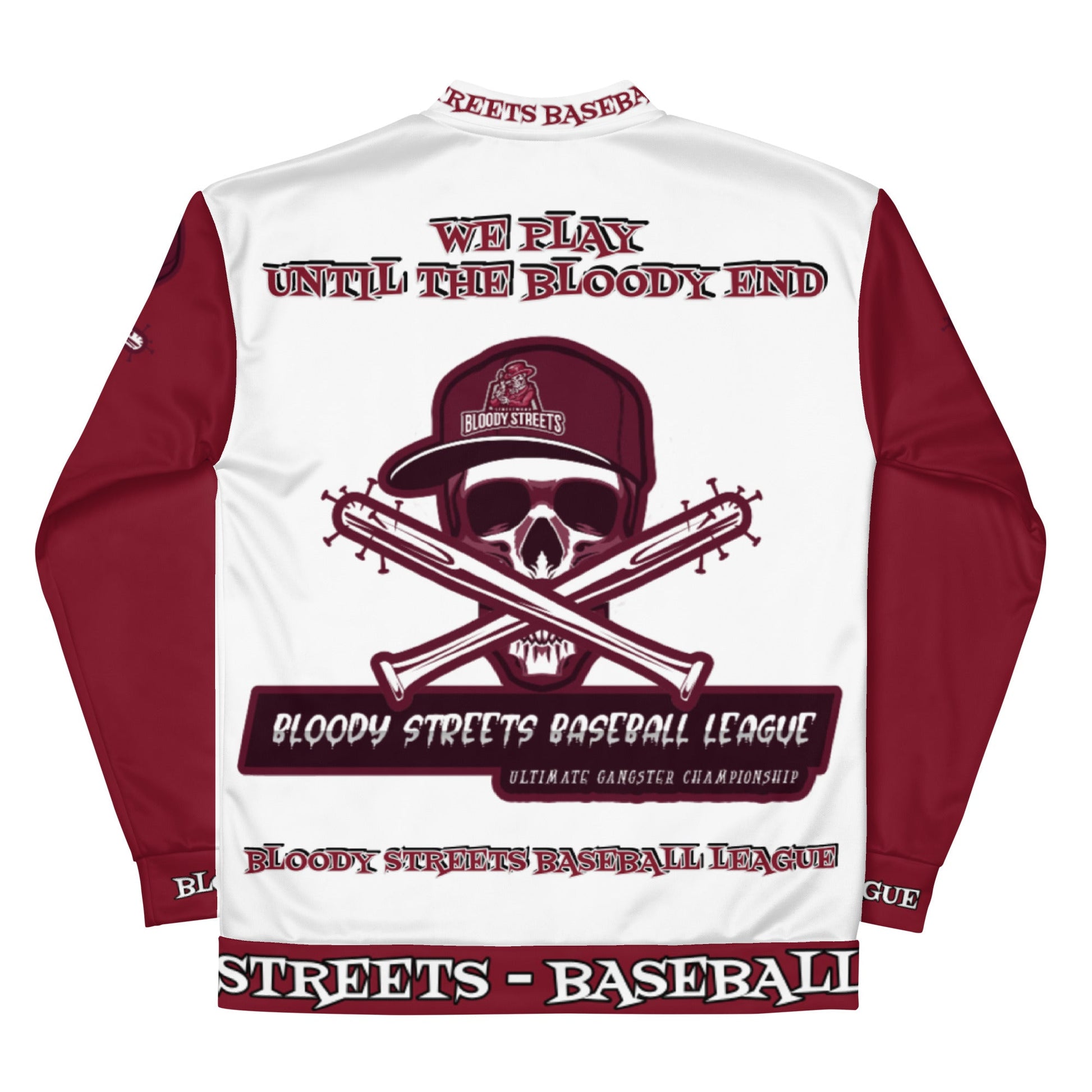 Bloody Streets Baseball League Jacke - BLOODY-STREETS.DE Streetwear Herren und Damen Hoodies, T-Shirts, Pullis