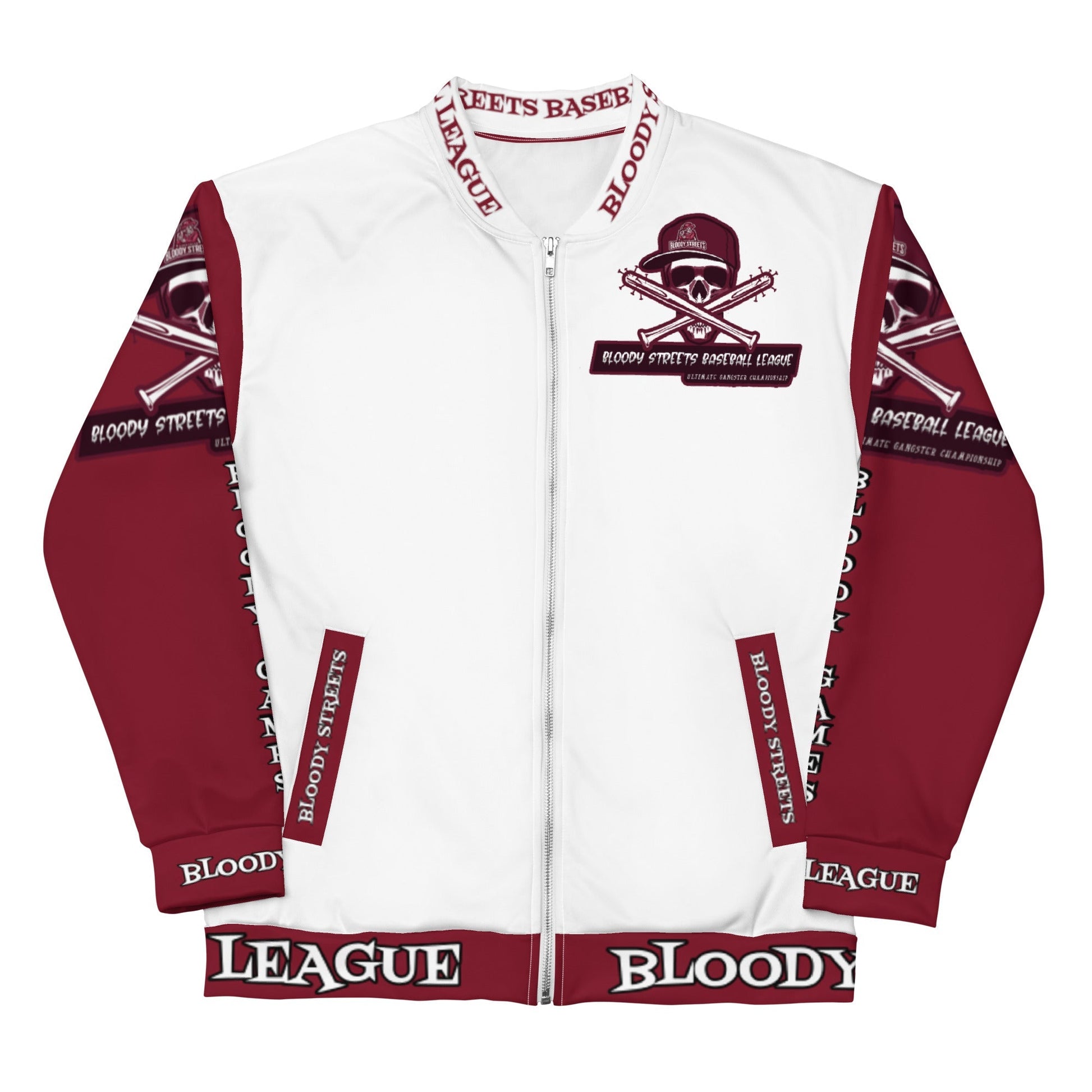 Bloody Streets Baseball League Jacke - BLOODY-STREETS.DE Streetwear Herren und Damen Hoodies, T-Shirts, Pullis